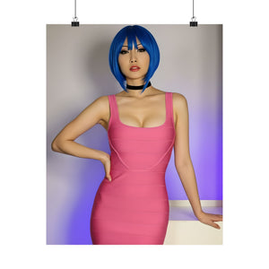 Vixen Fashion Poster | Bold Glam Vellum Lustre Models Wall Art
