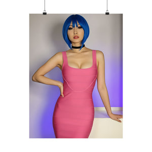 Vixen Fashion Poster | Bold Glam Vellum Lustre Models Wall Art